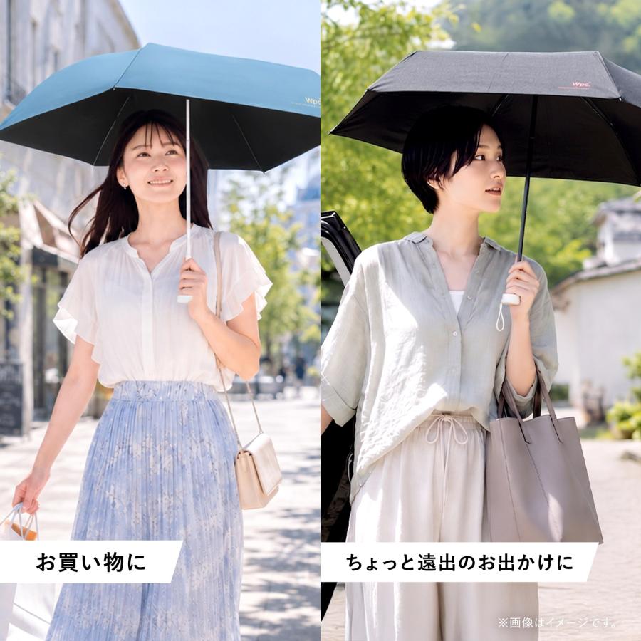 Wpc. 正規品 日傘 折りたたみ 完全遮光 100％ UVカット 晴雨兼用