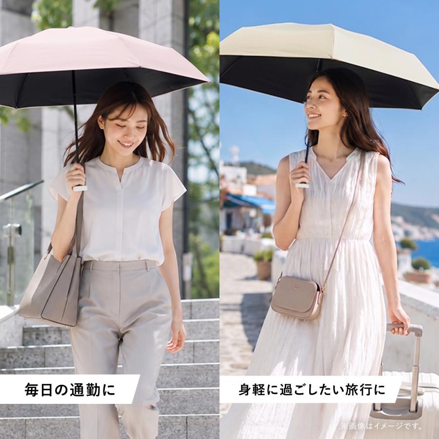 Wpc. 正規品 日傘 折りたたみ 完全遮光 100％ UVカット 晴雨兼用