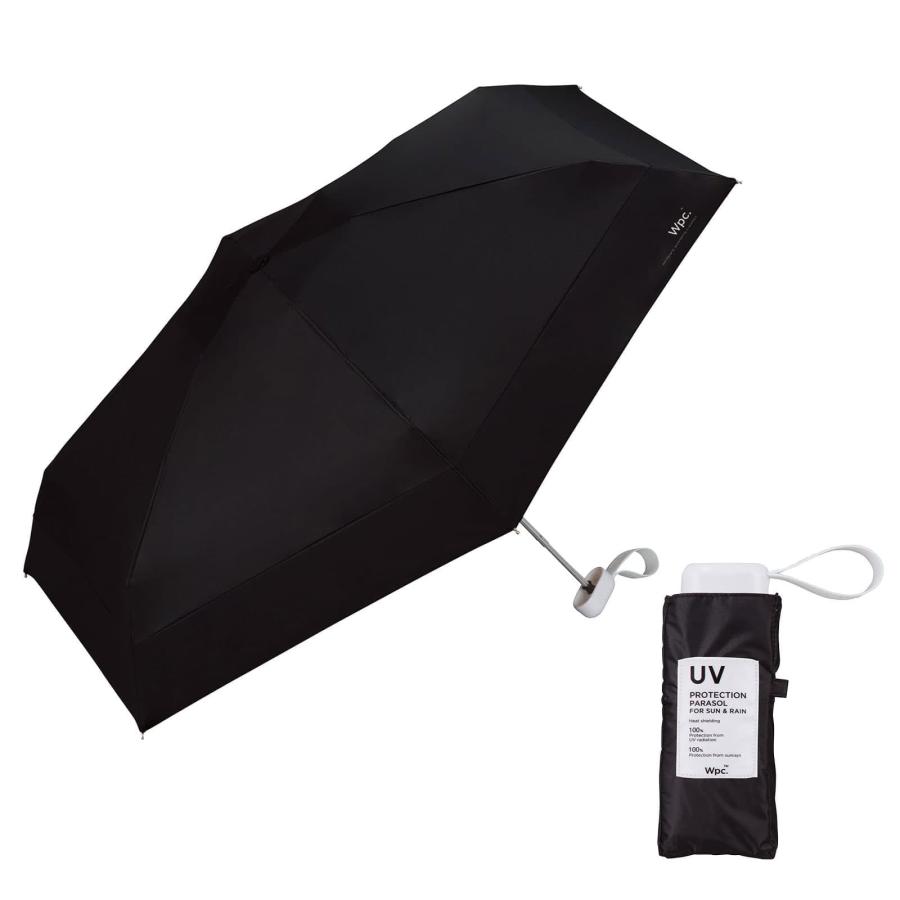 Wpc. 正規品 日傘 折りたたみ 完全遮光 100％ UVカット 晴雨兼用