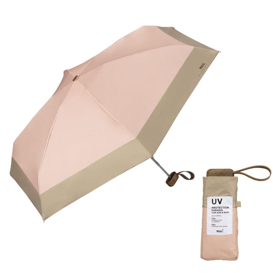 Wpc. 正規品 日傘 折りたたみ 完全遮光 100％ UVカット 晴雨兼用