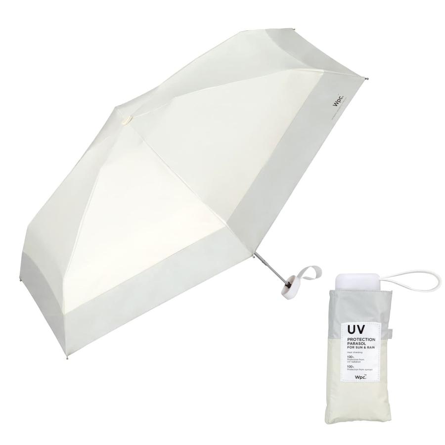 Wpc. 正規品 日傘 折りたたみ 完全遮光 100％ UVカット 晴雨兼用