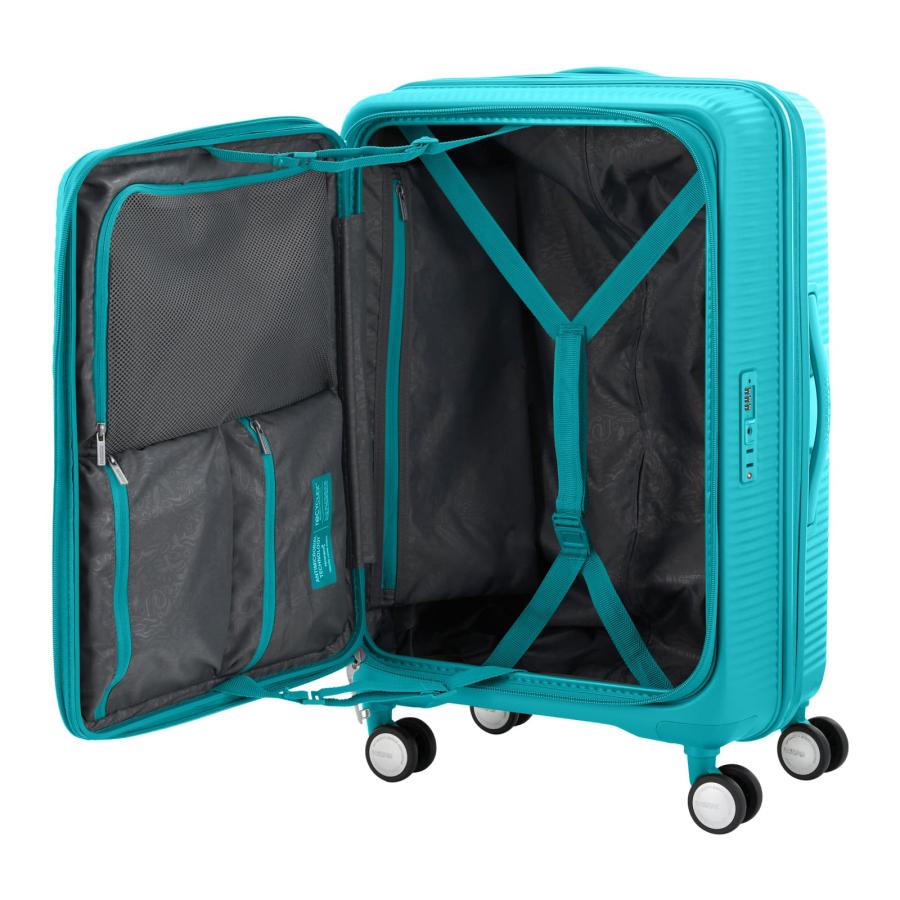 正規品 アメリカンツーリスター スーツケース Lサイズ キャリーバッグ キュリオ ブックオープン CURIO メンズ レディース ハード 1週間 軽量 容量拡張 ブランド AO8 キュリオ CURIO