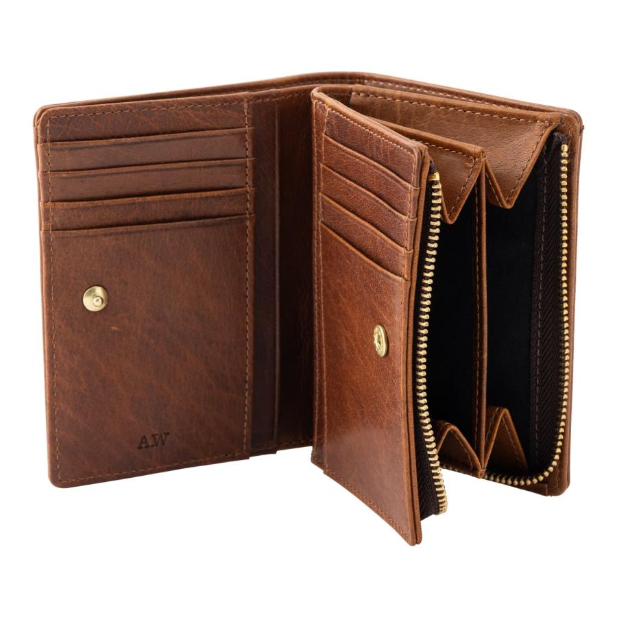 A_W 正規品 アウ 財布 二つ折り ミニ財布 BILLFOLD L ZIP PURSE M ビル