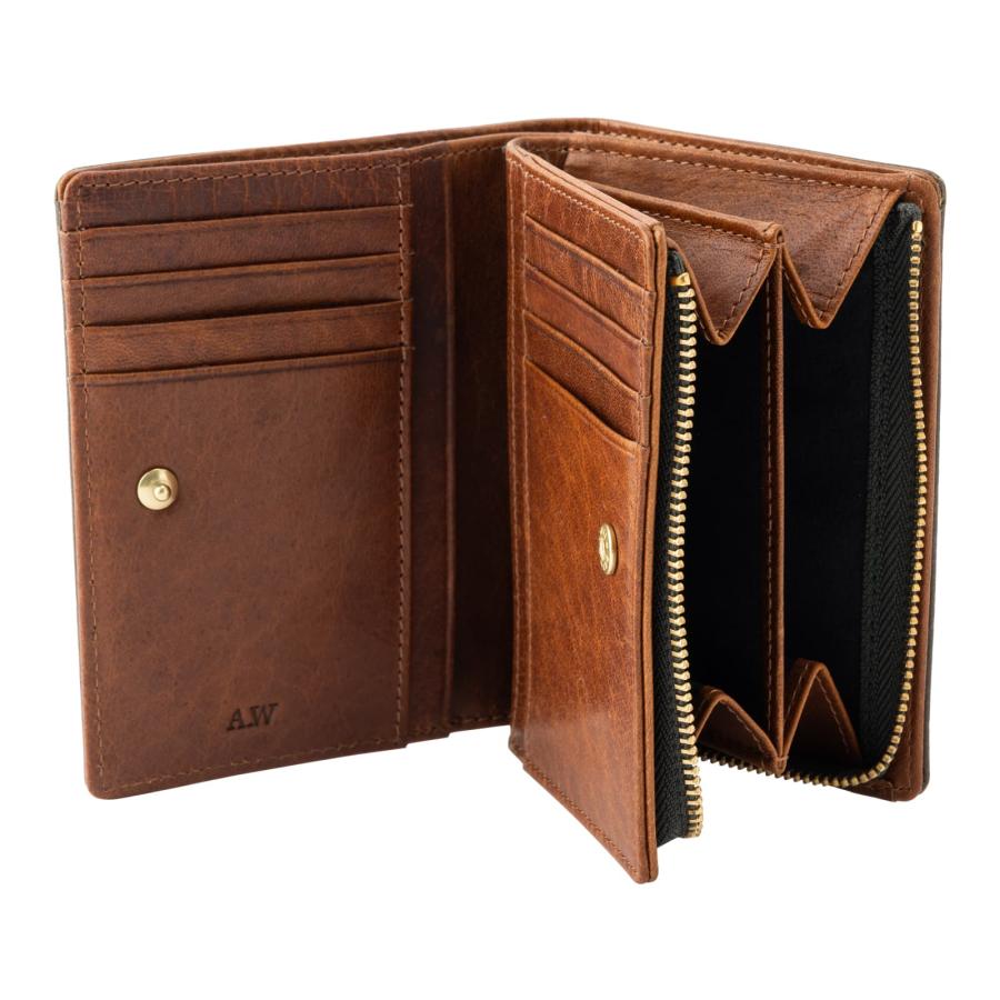 A_W 正規品 アウ 財布 二つ折り ミニ財布 BILLFOLD L ZIP PURSE M ビル
