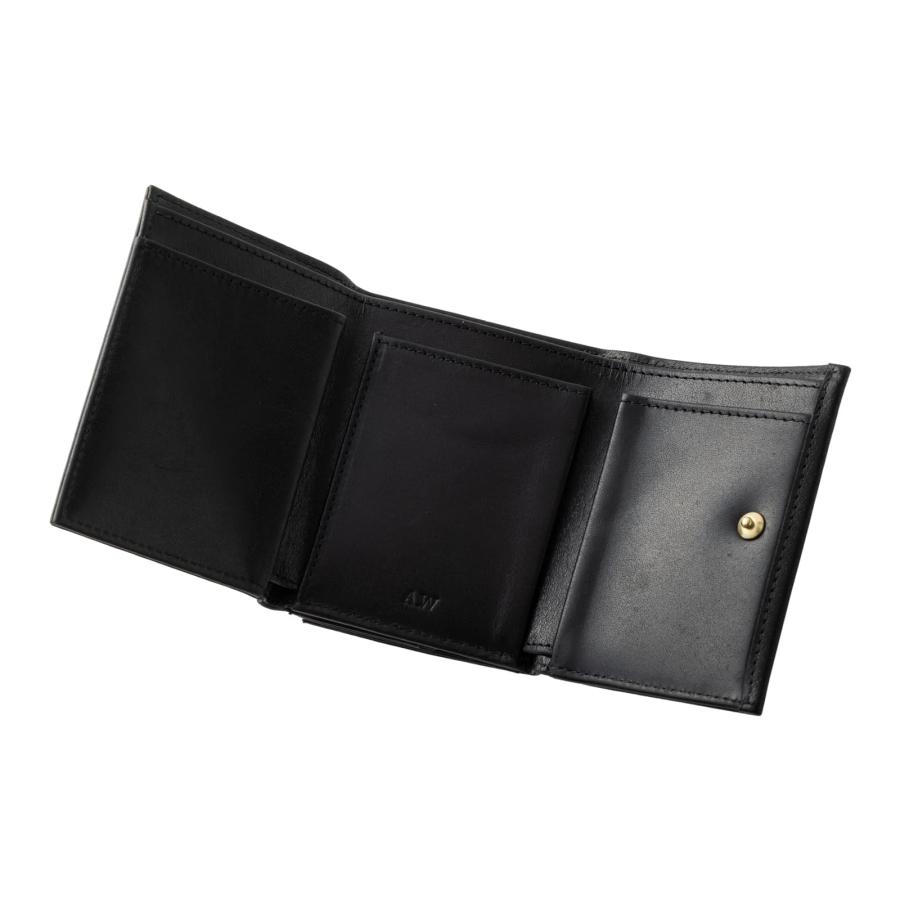 A_W 正規品 アウ 財布 三つ折り ミニ財布 TRIFOLD PURSE トリ