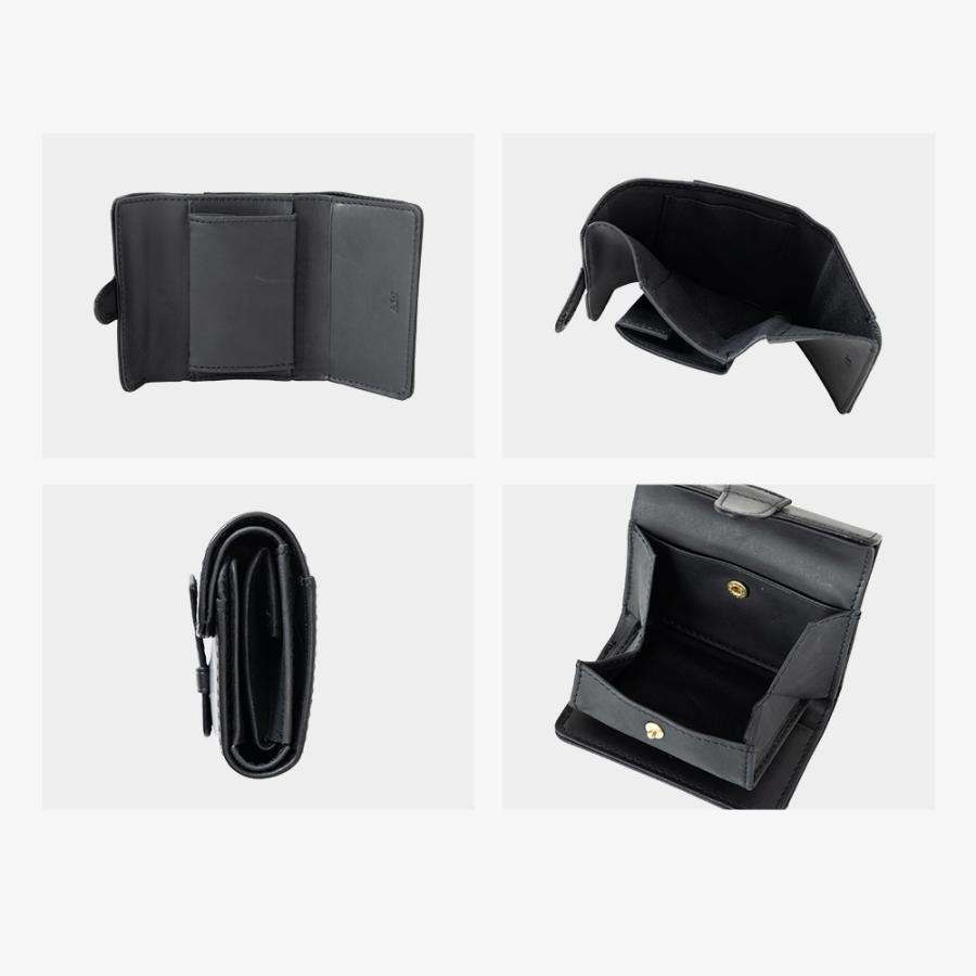 A_W 正規品 アウ 財布 三つ折り ミニ財布 TRIFOLD BELT ROLL PURSE