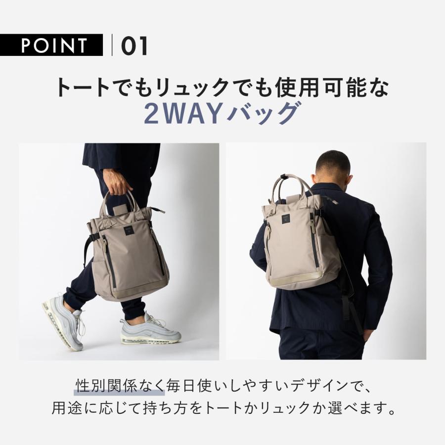 ソリッドグレイ バックパック リュック A4 anello（アネロ） 正規品 バッグ リュック バックパック トートバッグ