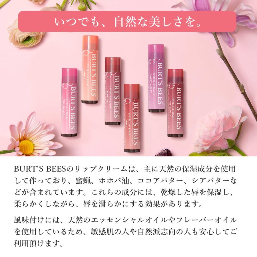 BURT'S BEES（バーツビーズ） 正規品 ティントリップ リップクリーム 3