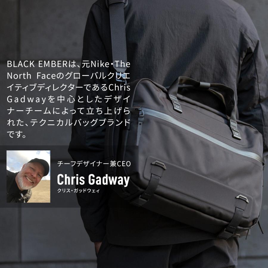 正規品 BLACK EMBER ブラックエンバー バッグ ショルダーバッグ GRIP SLING 12 EMBERTEX メンズ レディース 12L 14インチ 肩がけ 斜めがけ PC収納 ブランドの画像