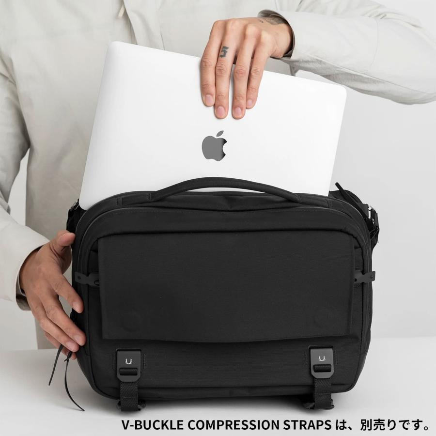 正規品 BLACK EMBER ブラックエンバー バッグ ショルダーバッグ GRIP SLING 12 EMBERTEX メンズ レディース 12L 14インチ 肩がけ 斜めがけ PC収納 ブランドの画像