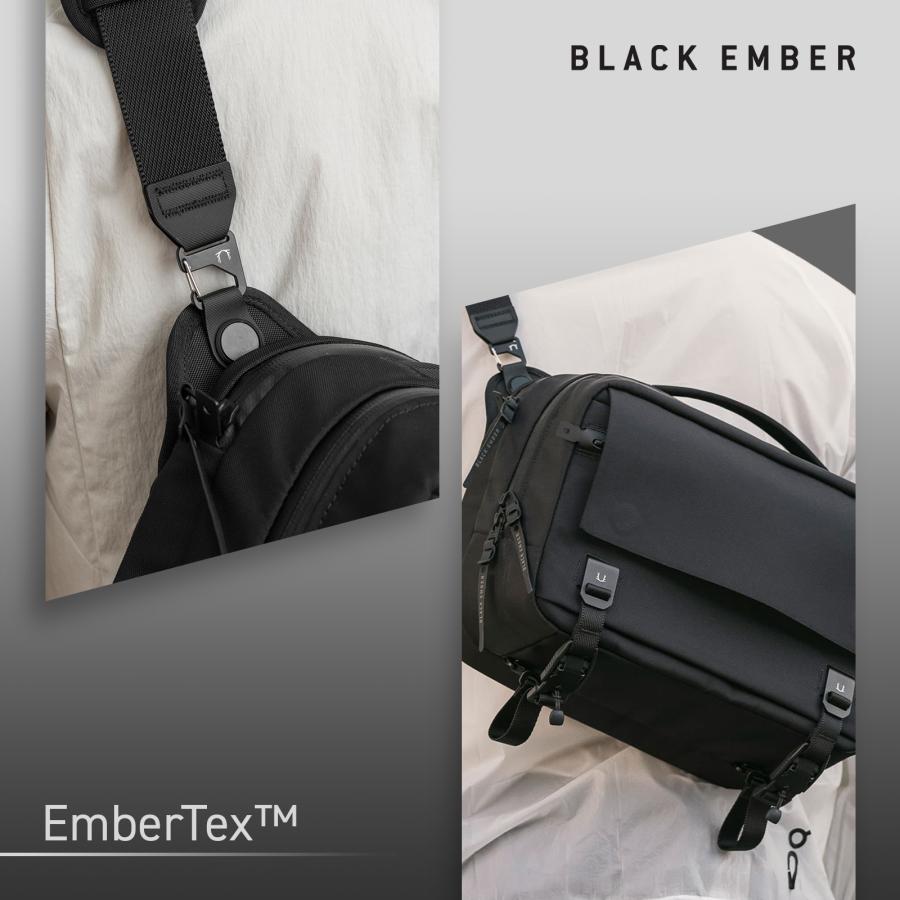 正規品 BLACK EMBER ブラックエンバー バッグ ショルダーバッグ GRIP SLING 12 EMBERTEX メンズ レディース 12L 14インチ 肩がけ 斜めがけ PC収納 ブランドの画像