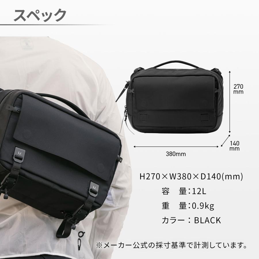 正規品 BLACK EMBER ブラックエンバー バッグ ショルダーバッグ GRIP SLING 12 EMBERTEX メンズ レディース 12L 14インチ 肩がけ 斜めがけ PC収納 ブランドの画像