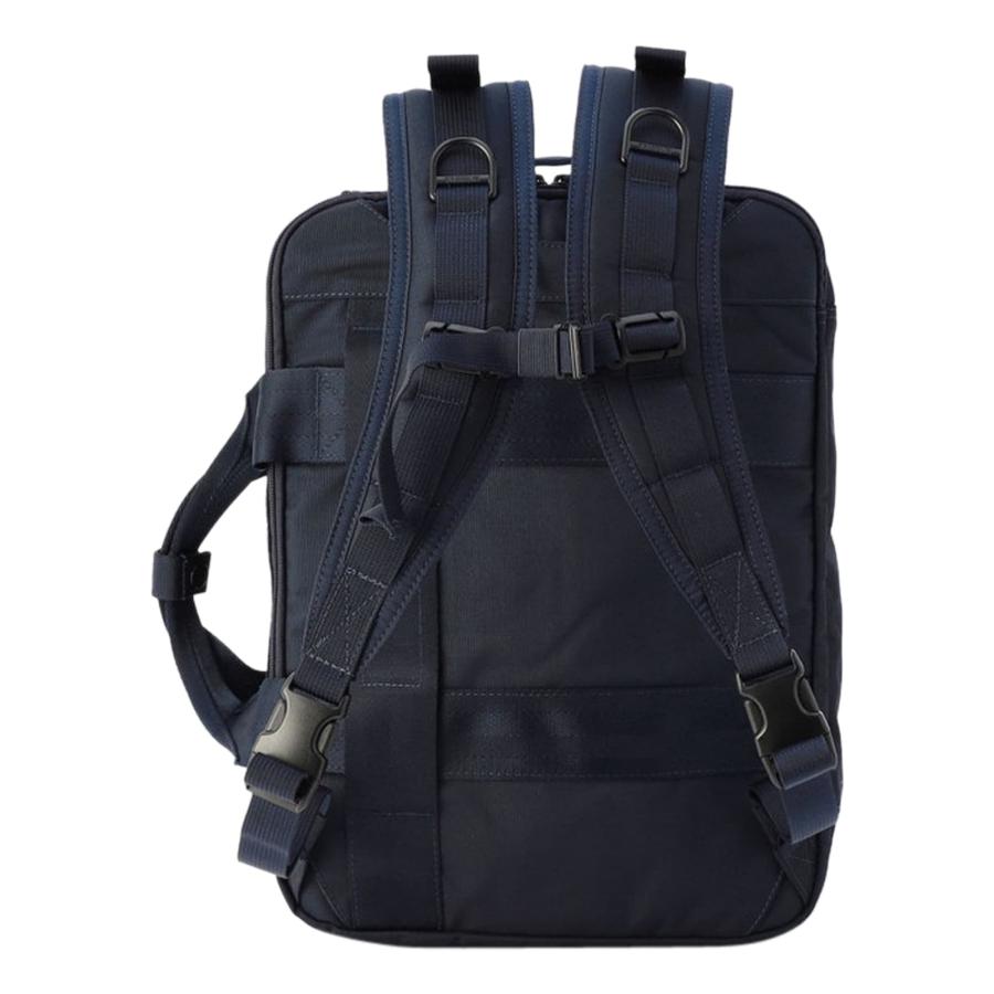 【新品未使用】ブリーフィング　ネイビー　モックネック　背中ロゴ BRIEFING - MEN'S BACK LOGO LINE LS HALF ZIP SHIRT / ロゴテープ