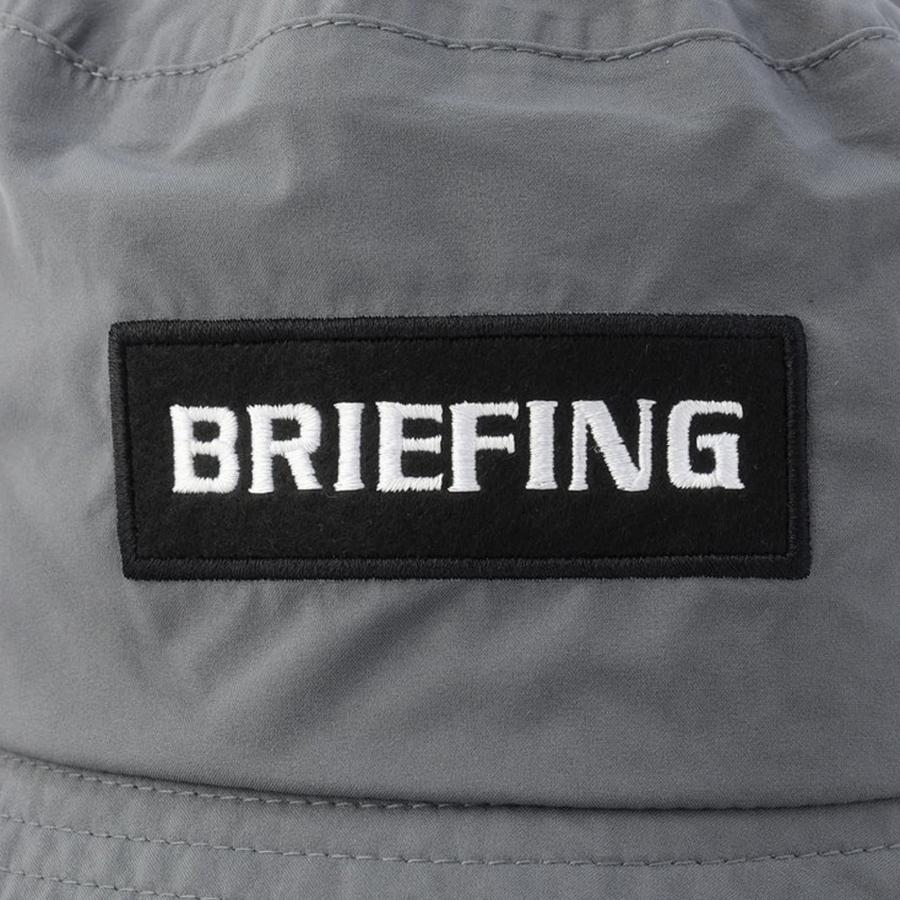 BRIEFING　正規品　WATER PROOF HAT GRAY BRIEFING GOLF（ブリーフィングゴルフ） 正規品 ブリーフィング ゴルフ