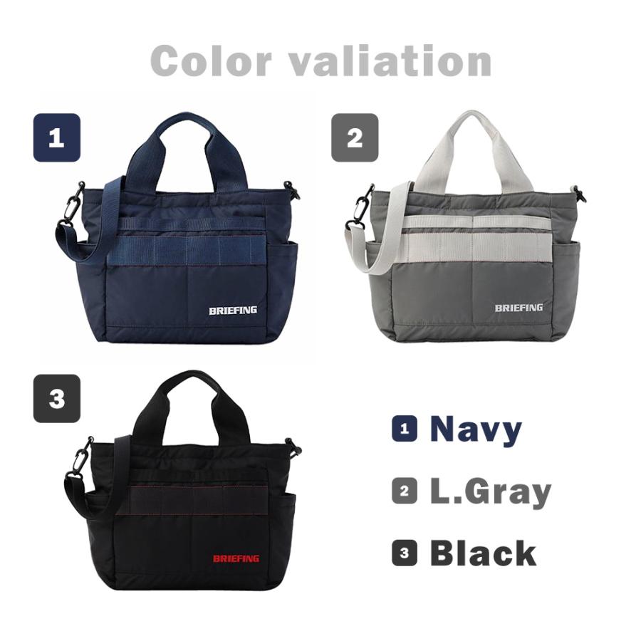 BRIEFING グレー トートバッグ　カートバック　ゴルフ シルバー BRIEFING - 【エコツイル】 CART TOTE / カートトートバッグ