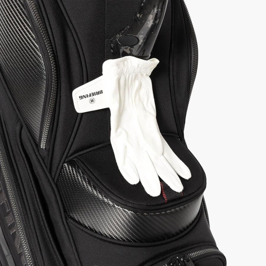 ノベルティ付】PREMIUM CARBON ブリーフィングゴルフ キャディバッグ