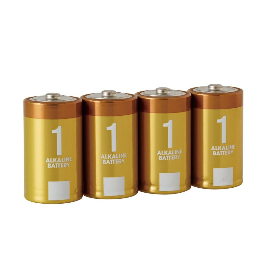 乾電池 単1形 10本セット (2パック×5) アルカリ乾電池 保存10年 単1 単