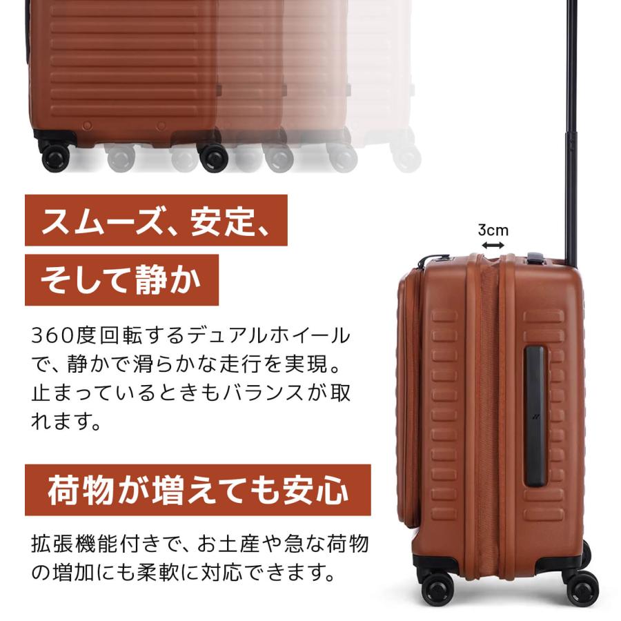ロジェールCUBO　Ｓ　ホワイト　新品未使用 ヨドバシ.com - ロジェール LOJEL スーツケース 拡張タイプ 旅行