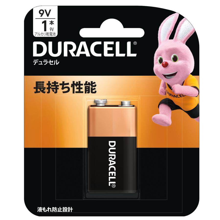 DURACELL（デュラセル） 公式販売店 アルカリ 乾電池 9V形 1本入り