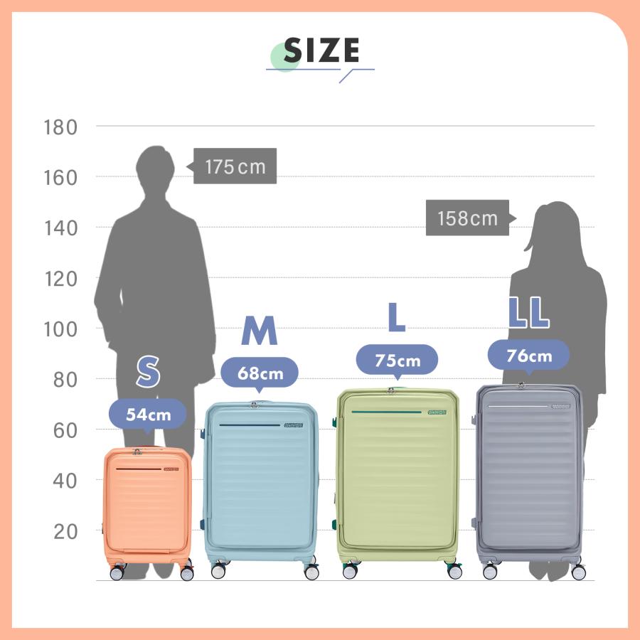 AMERICAN TOURISTER（アメリカンツーリスター） 正規品 スーツケース M