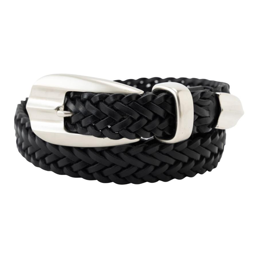 美品 slow ハービー メッシュベルト　ブラック レザーベルト　オートロック SLOW（スロウ） 正規品 ベルト ハービー メッシュベルト メンズ