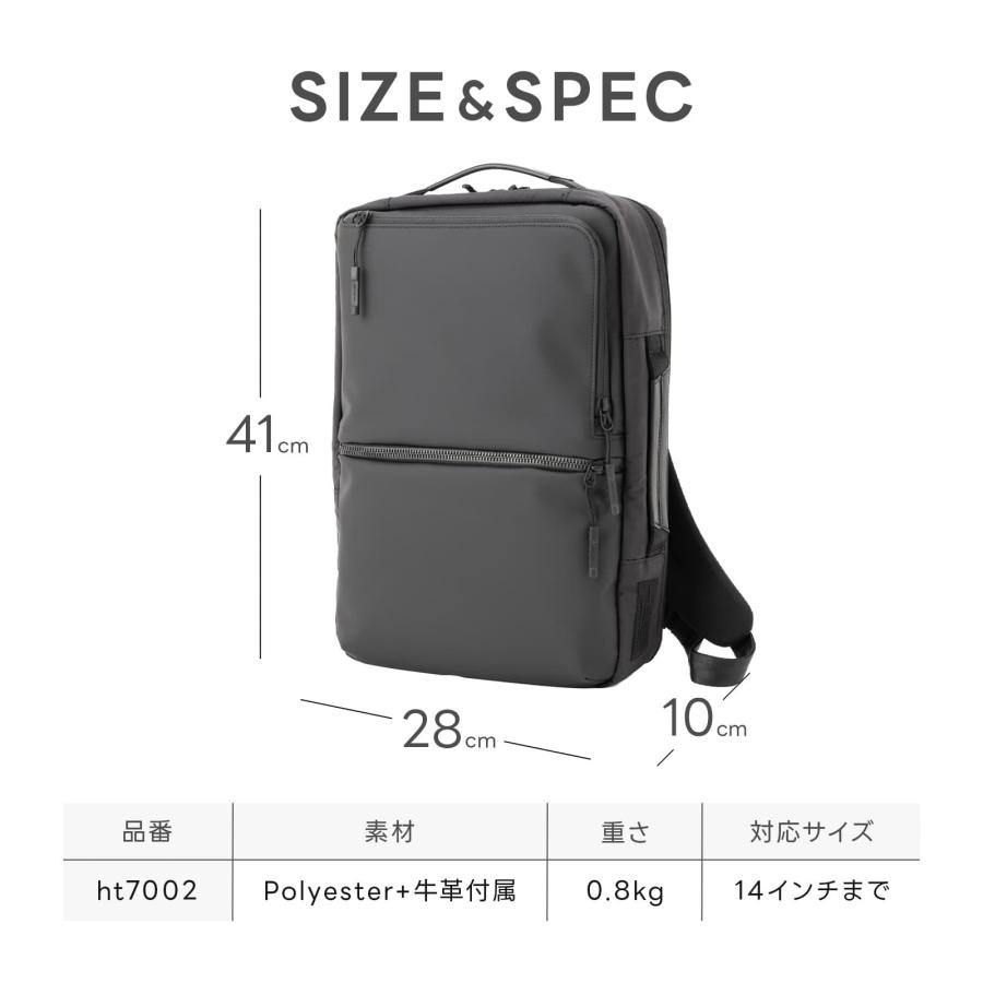 正規品 サムソナイト バッグ バックパック リュック ブリーフケース ビジネス サブリム Mサイズ メンズ 14インチ PC収納 大容量 軽量 A4 仕事 ブランド おしゃれの画像
