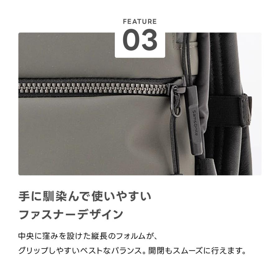 正規品 サムソナイト バッグ バックパック リュック ブリーフケース ビジネス サブリム Mサイズ メンズ 14インチ PC収納 大容量 軽量 A4 仕事 ブランド おしゃれの画像