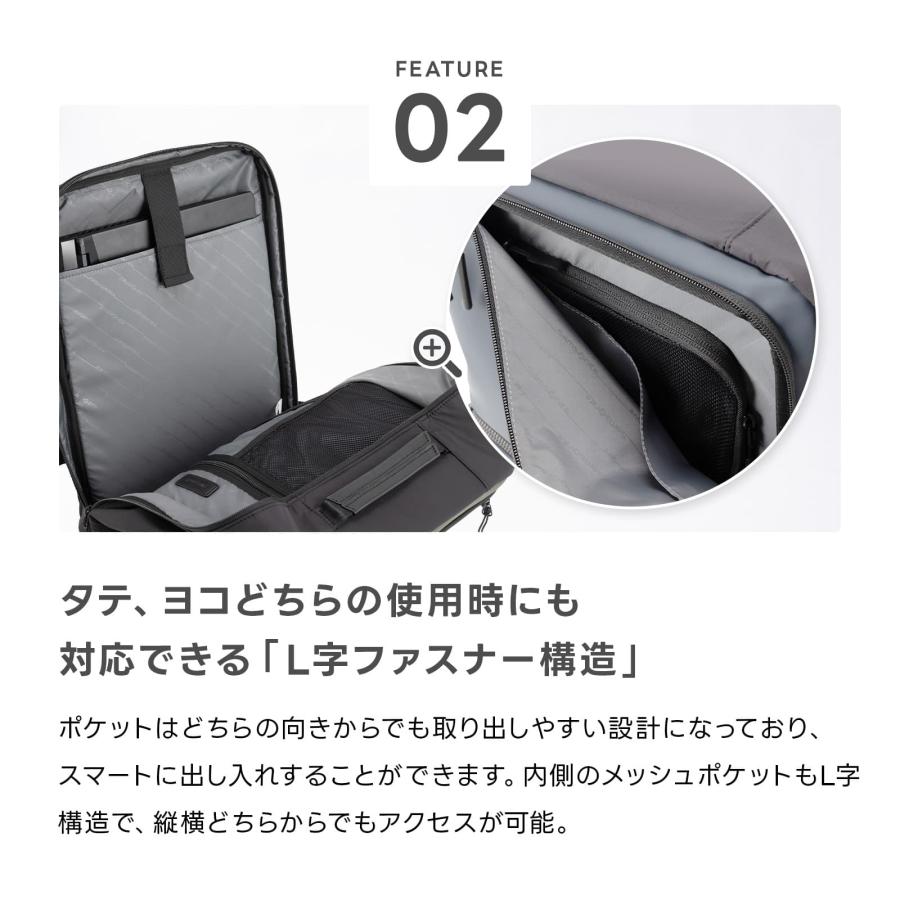 正規品 サムソナイト バッグ バックパック リュック ブリーフケース ビジネス サブリム Lサイズ メンズ 15.5インチ PC収納 大容量 軽量 A4 ブランド おしゃれの画像