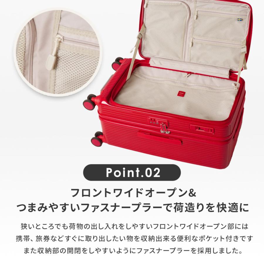 innovator（イノベーター） 正規品 スーツケース Mサイズ フロント