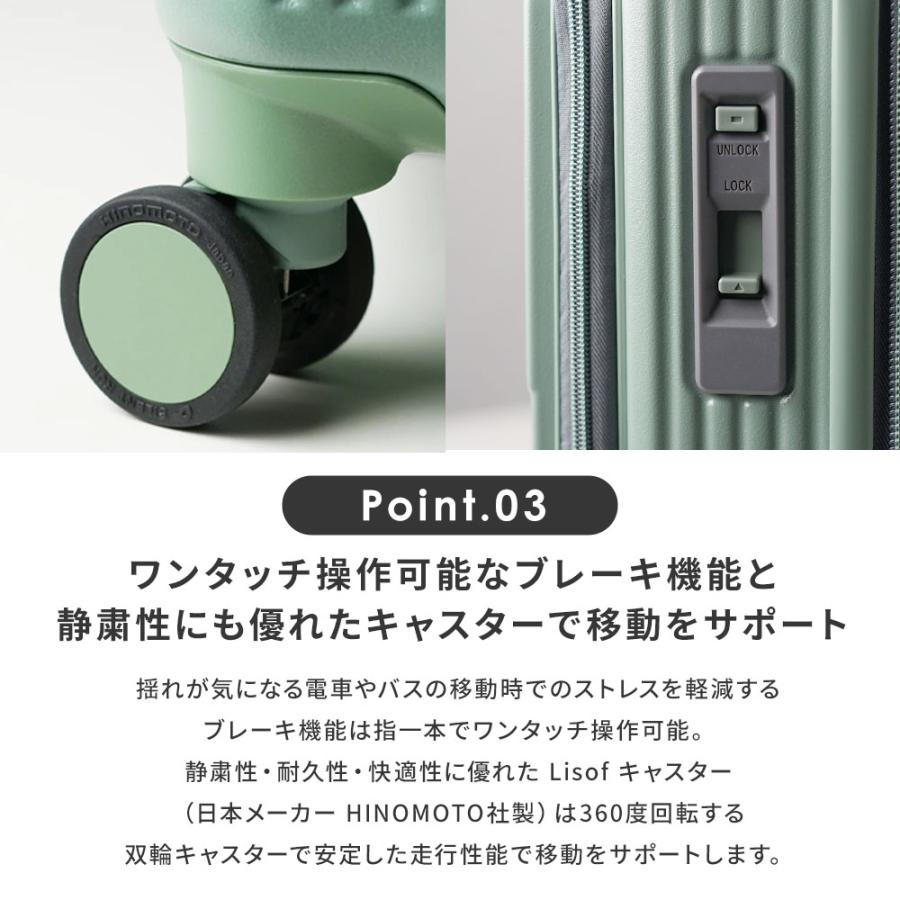 innovator（イノベーター） 正規品 スーツケース Mサイズ フロント