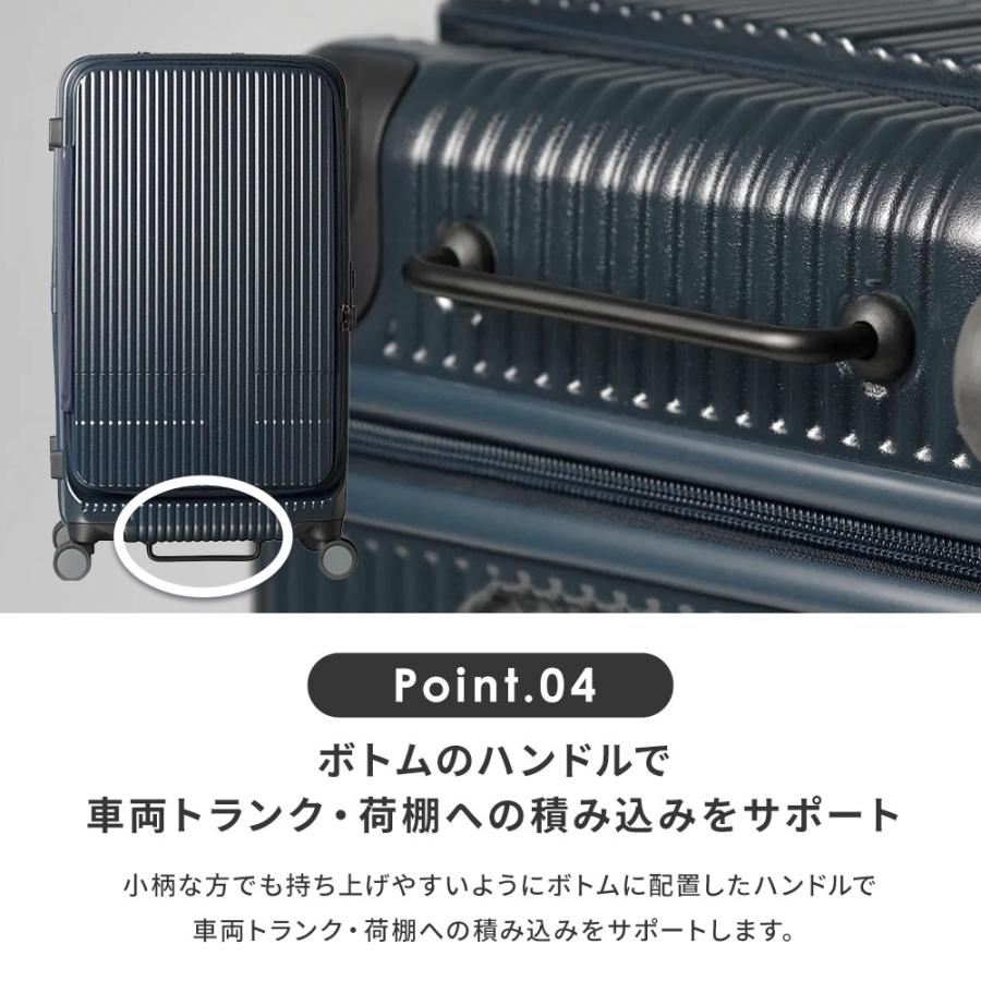 Innovator イノベーター INVDOR650 75L カフェラテ innovator（イノベーター） 正規品 スーツケース Mサイズ フロント