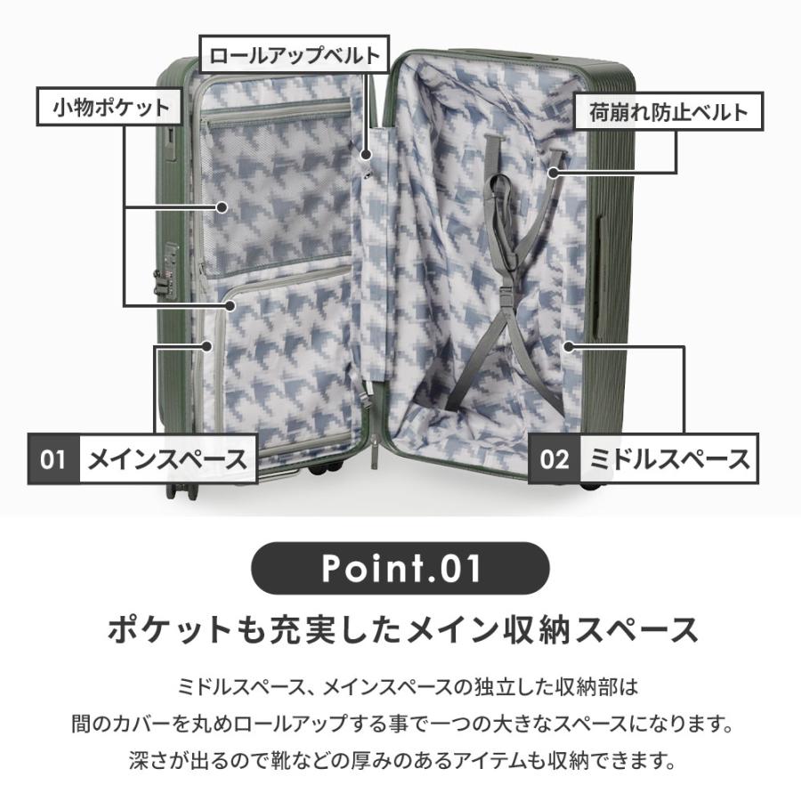 innovator（イノベーター） 正規品 スーツケース Lサイズ フロント