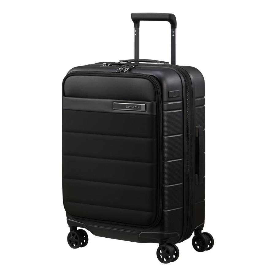 正規品 サムソナイト スーツケース キャリーバッグ キャリーケース フロントオープン NEOPOD EASY ACCESS FL ネオポッド 55cm 容量拡張 メンズ レディース 黒 PC_13