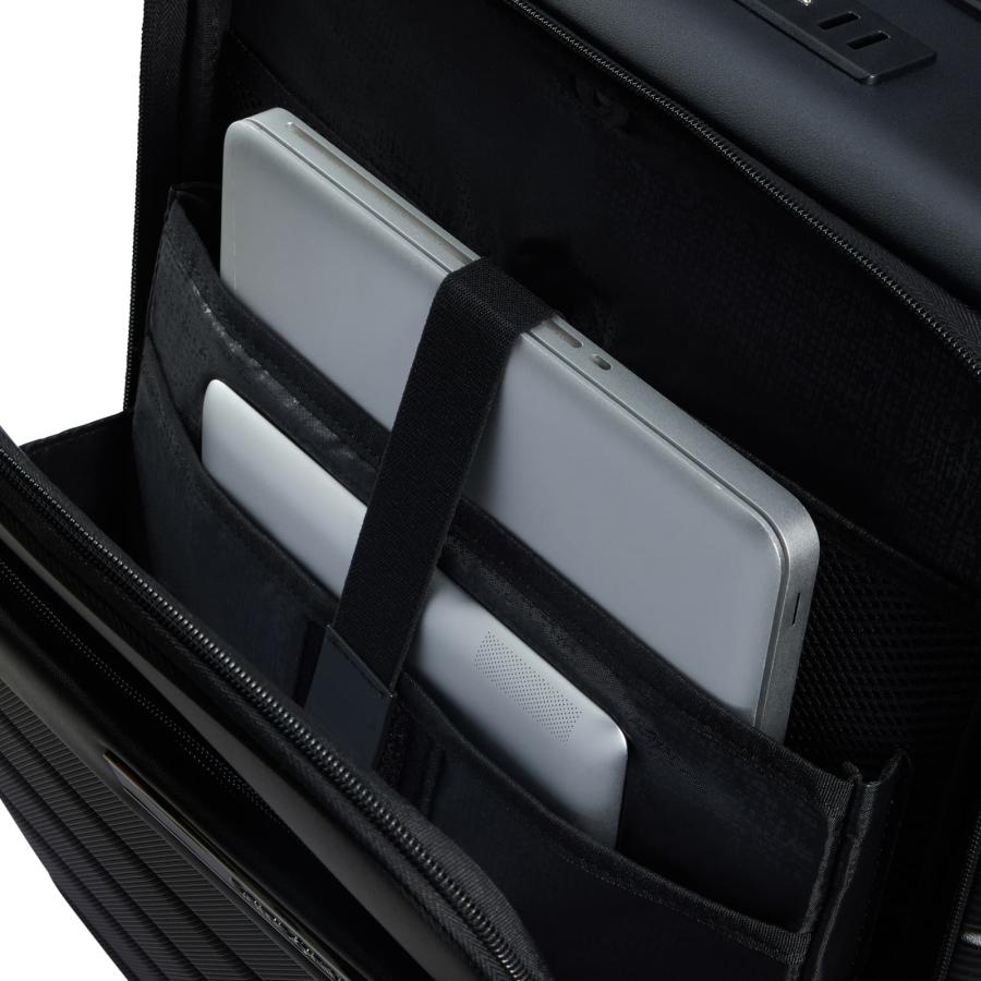 正規品 サムソナイト スーツケース キャリーバッグ キャリーケース フロントオープン NEOPOD EASY ACCESS FL ネオポッド 55cm 容量拡張 メンズ レディース 黒 PC_8