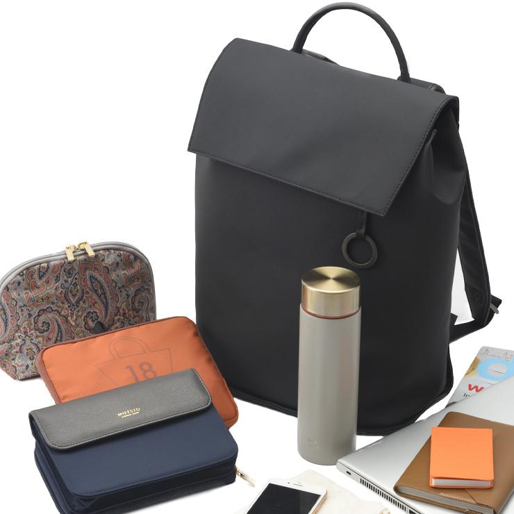 MILESTO Punto & Linea M バックパック　美品 TRAVEL SHOP MILESTO デイバック リュック Punto＆Linea