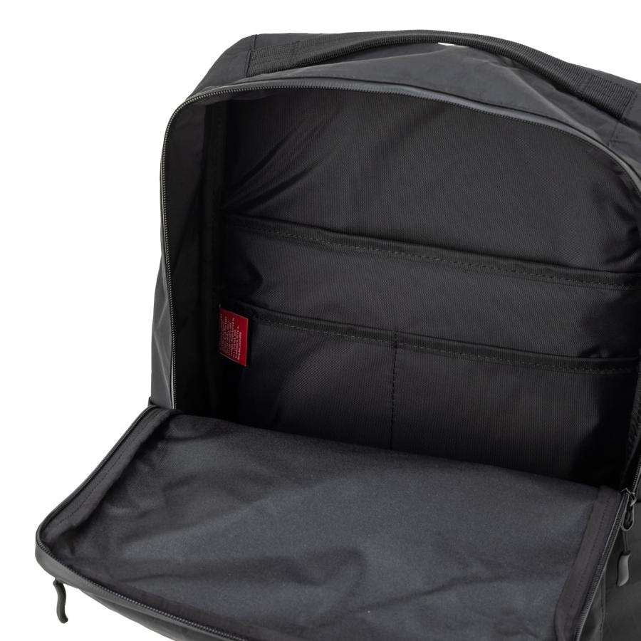 ブラック ストライプバックパック Manhattan Portage（マンハッタンポーテージ） 正規品 ブラック