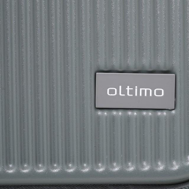 正規品 保証付 oltimo オルティモ スーツケース Mサイズ フロントオープン ストッパー 静音 キャスター メンズ レディース 57-65L 容量拡張 4〜6泊 大容量の画像
