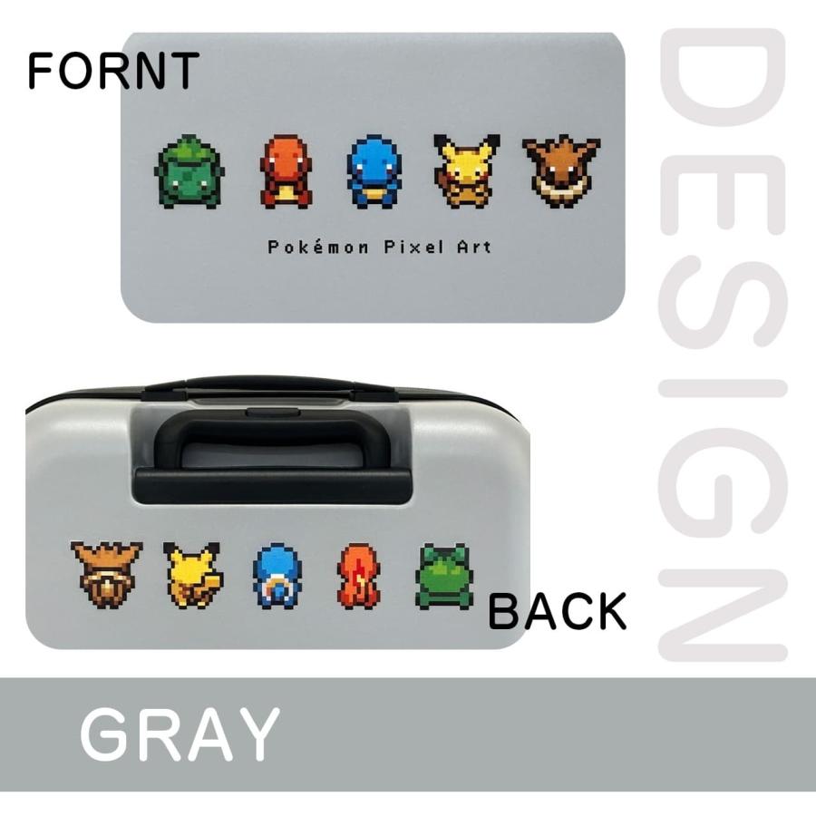 正規品 Pokemon ポケモン スーツケース 機内持ち込み Sサイズ キャリーバッグ ピクセル アート メンズ レディース キッズ 37-43L 1〜3泊 軽量 大容量 ブランド