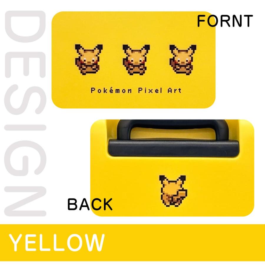 正規品 Pokemon ポケモン スーツケース 機内持ち込み Sサイズ キャリーバッグ ピクセル アート メンズ レディース キッズ 37-43L 1〜3泊 軽量 大容量 ブランド