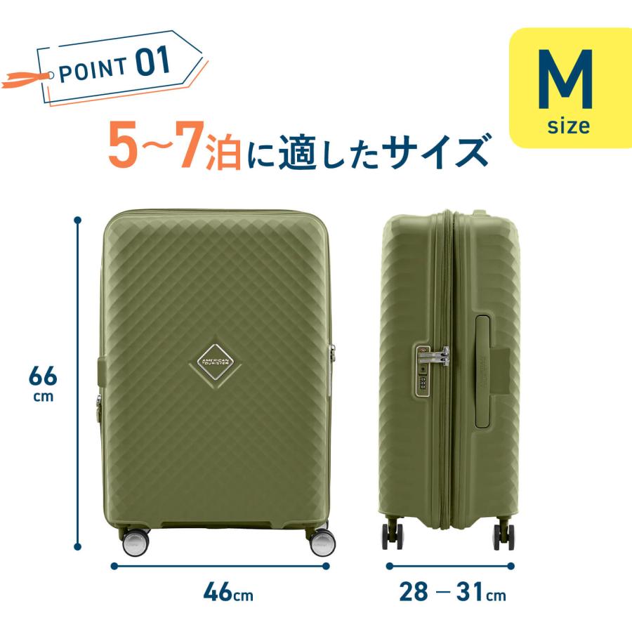 AMERICAN TOURISTER（アメリカンツーリスター） 正規品 スーツケース M