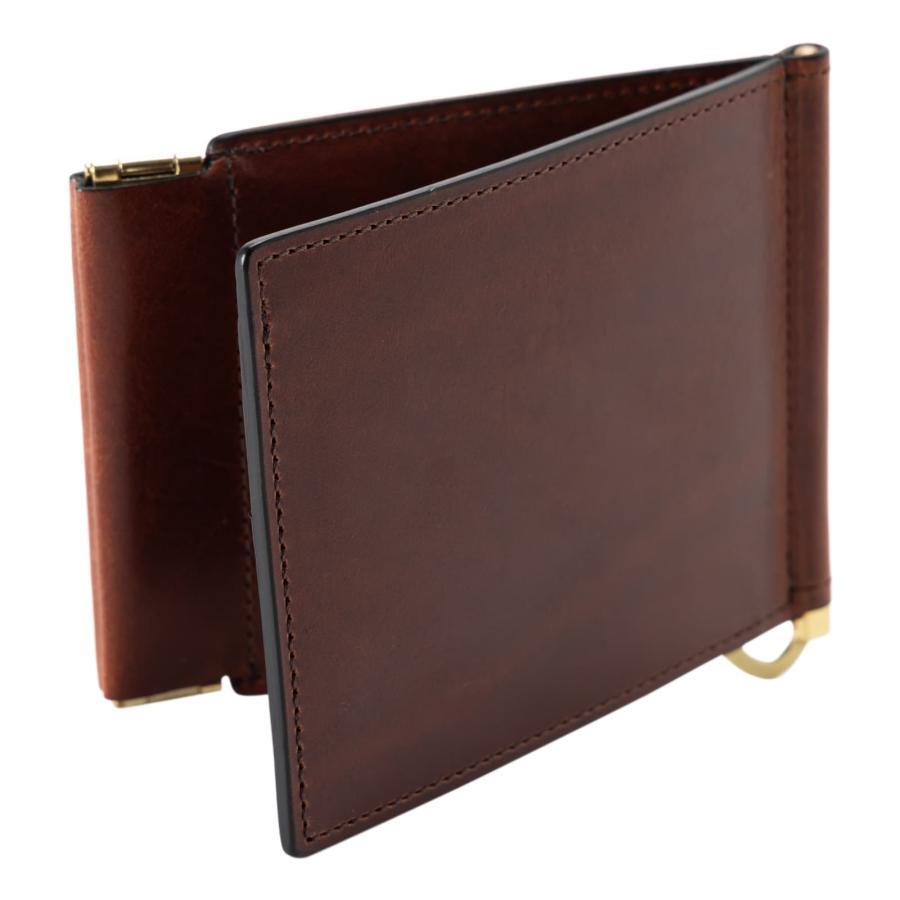 SLOW スロウ 財布 マネークリップ　レッドブラウン　美品 ハービー 正規品 SLOW スロウ 財布 ミニ財布 マネークリップ