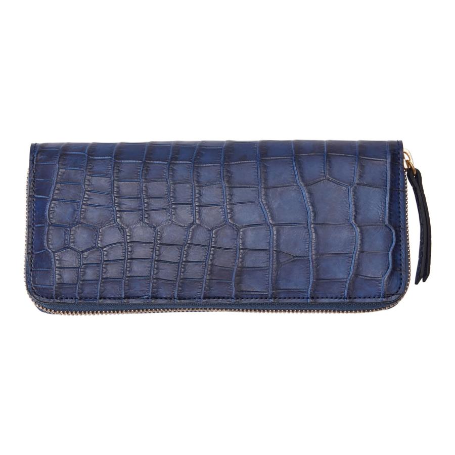 SLOW（スロウ） 正規品 財布 二つ折り 長財布 CROCODILE ROUND LONG