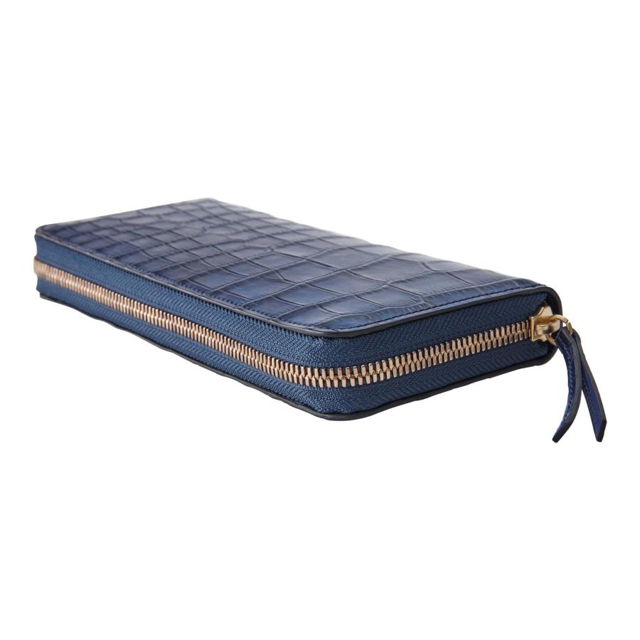 SLOW（スロウ） 正規品 財布 二つ折り 長財布 CROCODILE ROUND LONG