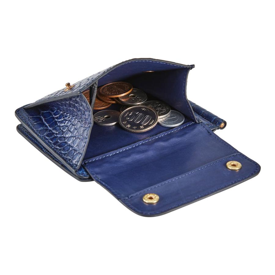 SLOW（スロウ） 正規品 財布 二つ折り ミニ財布 CROCODILE MONEY CLIP