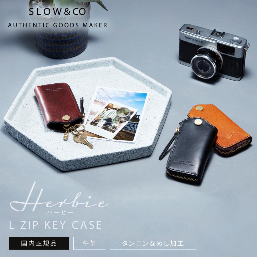 SLOW キーリングスマートキー 3連 HERBIE SO92 8RS SLOW（スロウ） 正規品 キーケース 3連 キーリング HERBIE LZIP メンズ