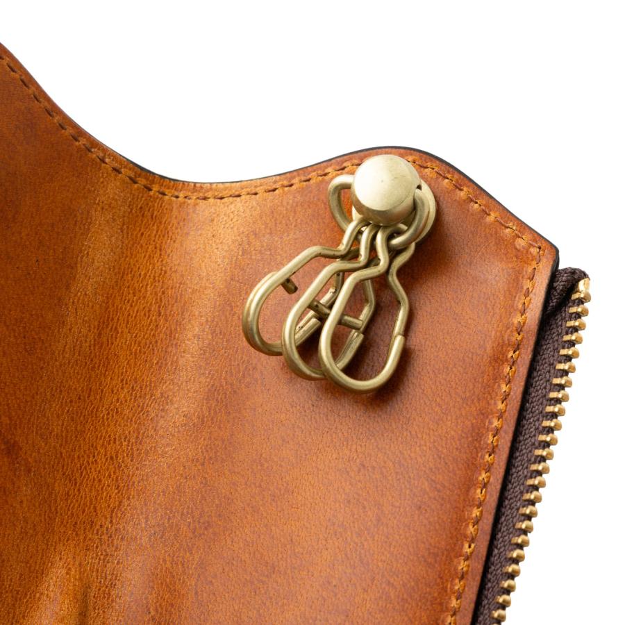 SLOW（スロウ） 正規品 キーケース 3連 キーリング HERBIE LZIP メンズ