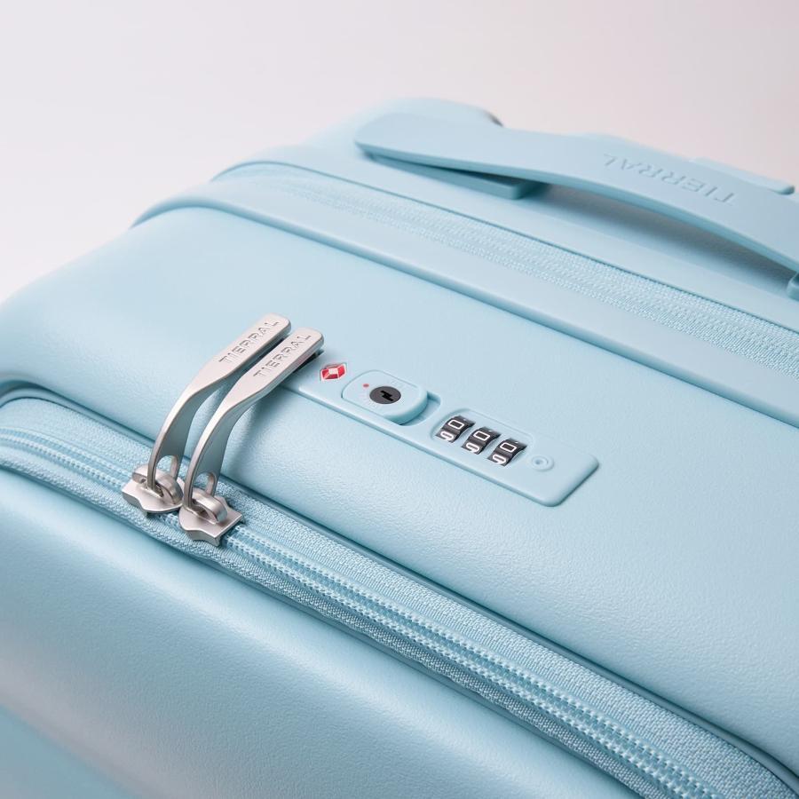 「ひるおび」で紹介 公式 TIERRAL スーツケース フロントオープン 機内持ち込み Sサイズ キャリーバッグ ティエラル PUFFER 35-42L 1〜3泊 容量拡張 軽量 大容量 | TIERRAL | 14