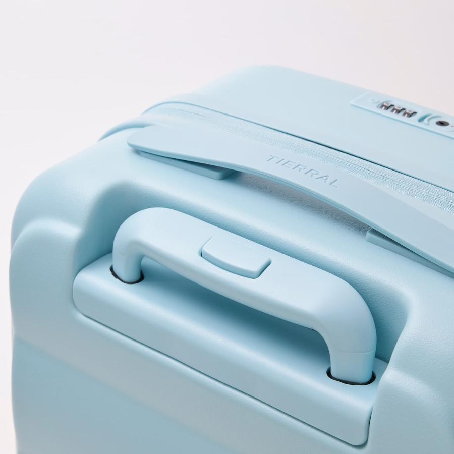 「ひるおび」で紹介 公式 TIERRAL スーツケース フロントオープン 機内持ち込み Sサイズ キャリーバッグ ティエラル PUFFER 35-42L 1〜3泊 容量拡張 軽量 大容量 | TIERRAL | 15