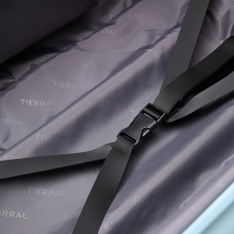 「ひるおび」で紹介 公式 TIERRAL スーツケース Lサイズ キャリーバッグ キャリーケース ティエラル PUFFER 83-96L 7〜9泊 ブランド 容量拡張 軽量 大容量 静音 | TIERRAL | 15