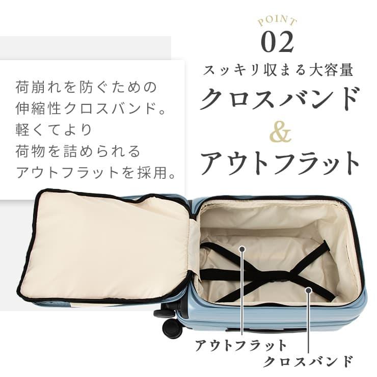 TIERRAL 【ワンタッチでキャスターロック】公式 スーツケース